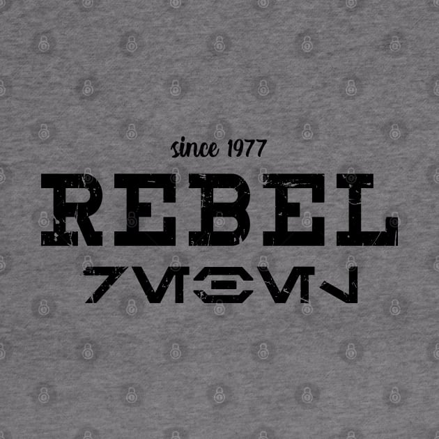 REBEL Streetwear BLACK by PopCultureShirts